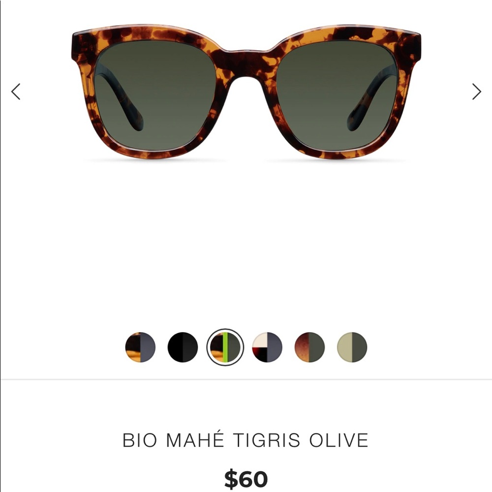 Meller Bio Mahe Tigris Olive Sunglasses